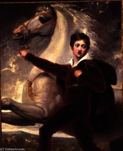 Portrait Of A Boy In Red Velvet Suit — Thomas Stothard
