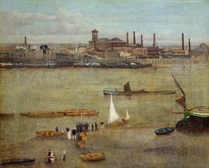 The Plumbago Factory, Battersea — Walter Greaves