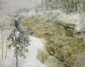 Imatra In Winter — Akseli Gallen-kallela