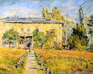 The Country House In Godramstein (west Side) — Max Slevogt, Impressionism