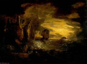 Peele Castle In A Storm, Cumbria — George Howland Beaumont
