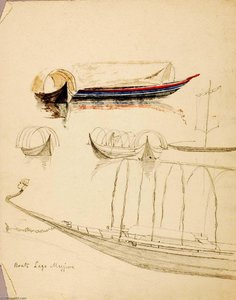 Boats, Lago Maggiore — Miner Kilbourne Kellogg