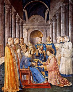 The Consecration Of Saint Lawrence As Deacon — Fra Angelico