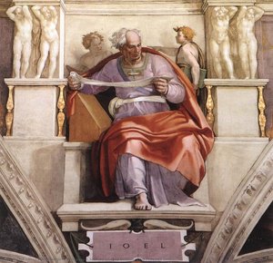 Sistine Chapel Ceiling: The Prophet Joel — Michelangelo Morlaiter