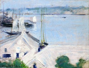 Boats At Anchor 1 — John Henry Twachtman