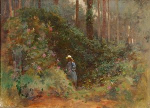 The Rhododendron Wood, Betty In Strete Raleigh Wood — Benjamin Haughton