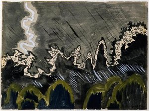 Impression Of Lightning — Charles Burchfield