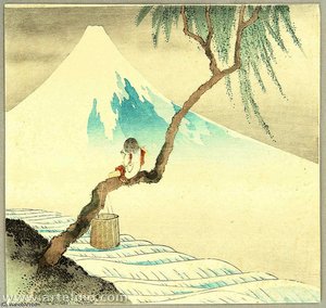 Mt. Fuji And Fisher Boy — Katsushika Hokusai