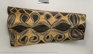 Painting From A Ceremonial House Ceiling — Yuanei, Abgwala Kalaba