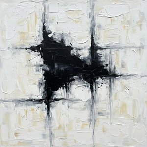 Fractured Order: An Impasto Study Of Monolithic Decay And Geometric Dissolution — Laurent Fabre