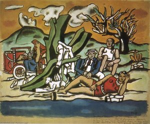 Partie De Campagne — Fernand Léger, Cubist Landscape