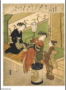 Chojiya's Chozan — Suzuki Harunobu