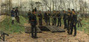 Military Funeral — Isaac Lazarus Israels