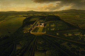 A Bird's Eye View of Dunham Massey from the South