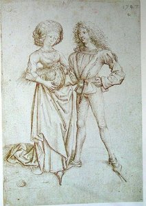 Standing Couple — Martin Schongauer