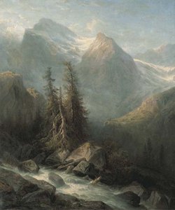 Paysage De Montagnes — Francois Diday