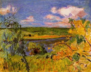 Evening Light, Near Vernon — Pierre Bonnard