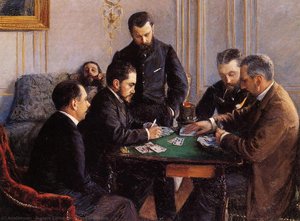 Game Of Bezique — Gustav Kajlebot, Realism