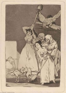 Està Vmd... Pues, Como Digo.. Eh! Cuidado! Si Nó — Francisco José De Goya Y Lucientes, Romanticism