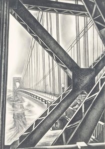 George Washington Bridge — Howard Cook