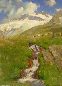 Near The Simplon Pass — Adrian Scott Stokes