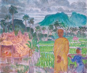 Monk In A Village, Hua Hin — Theo Meier