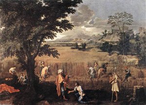 Summer (ruth And Boaz) — Nicolas Poussin, Baroque
