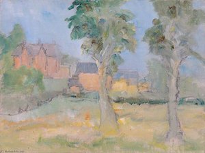 Two Trees and Buildings