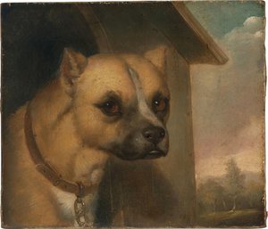 Staffordshire Bull Terrier Belonging To The Rev. John Gower — John Malcolm Crossland, Baroque