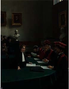 Madeleine Brès Thesis (also Known As The Doctoral Jury) — Jean Georges Béraud