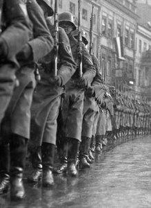 German Army Marches Out — Martin Munkácsi