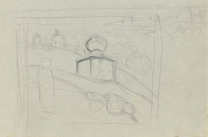 Cursory Sketch For ''saint Nicholas'' — Nicholas Roerich
