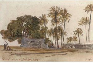 Esneh On The Nile, Near Luxor, Egypt 2 — Edward Lear