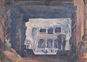 En Los Kylas, Ellora, India, Marzo De 1878 — Marianne North, Realismo Contemporáneo