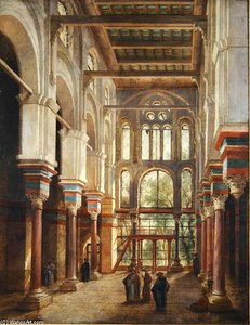 Interior Of The Mosque Of El Mooristan In Cairo