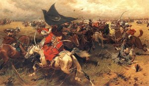 Battle Over The Turkish Banner — Josef Von Brandt