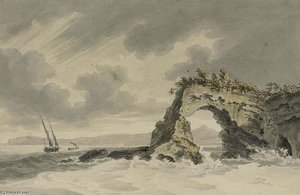 Shipping In The Bay Of Naples, Sicily — John Thomas Serres