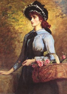 Sweet Emma Morland — Sir John Everett Millais, Pre-raphaelite Brotherhood