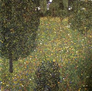Landscape Of A Garden, 1906 - Private Collection — Gustav Климпт, Art Nouveau