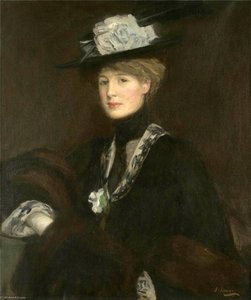 Lady With Sables — Sir John Lavery