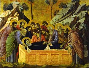 Maestó (vorderer, Kranzkappen), Die Verklärung Der Jungfrau — Duccio Di Buoninsegna, Gotisch