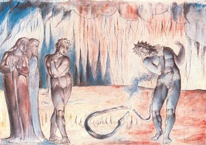 La Serpiente Ataca A Buoso Dei Donati 1 — William Blake