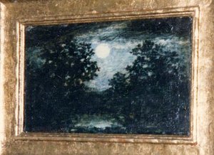 Moonlight Scene, (painting) — Ralph Albert Blakelock