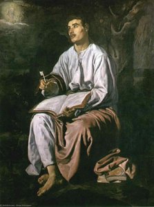 St John The Evangelist At Patmos — Diego Velázquez, Baroque