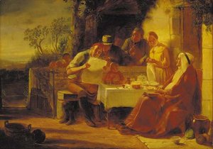 Reading The News — Thomas George Webster