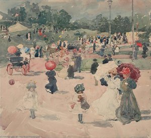 Carnival, Franklin Park, Boston — Maurice Brazil Prendergast