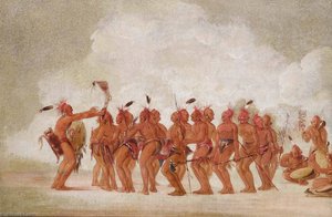 Slave Dance, Sac And Fox — George Catlin