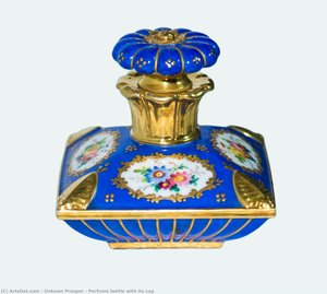 Perfume Bottle With Its Cap — Unkown Prosper