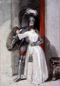 Lady And Knight — George Cattermole