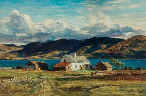Cottage on the Edge of Lough Currane